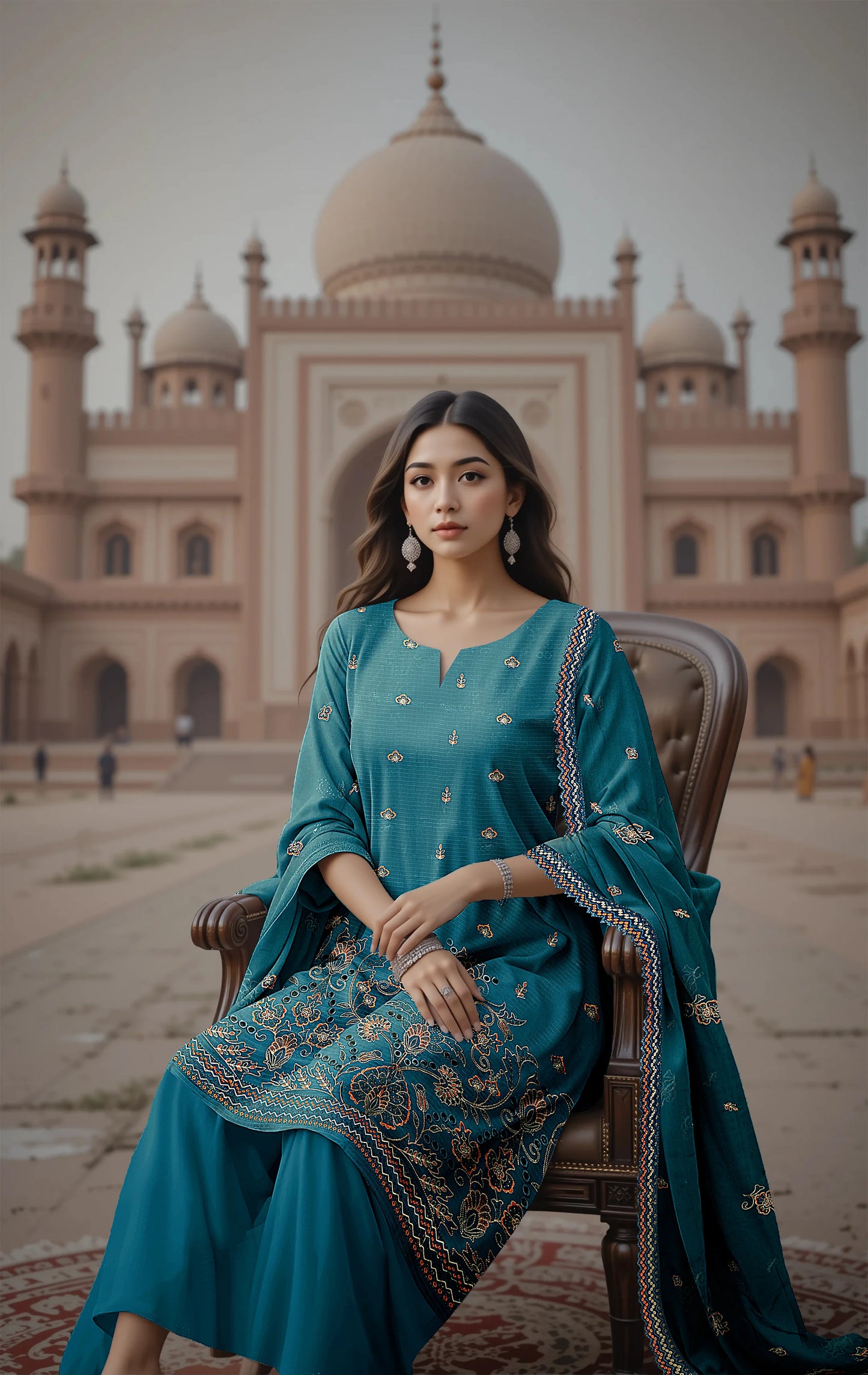 ZINK VISCOSE EMBROIDERED | 3 PIECE | UNSTITCHED | 3506