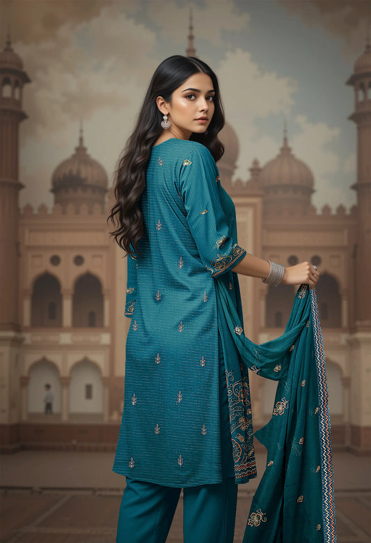 ZINK VISCOSE EMBROIDERED | 3 PIECE | UNSTITCHED | 3506