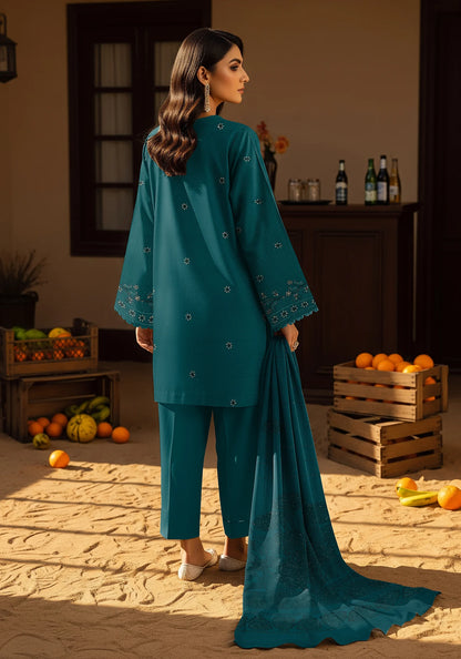 ZINK DHANAK EMBROIDERED | BAROSHA DUPATTA  | UNSTITCHED | 4604