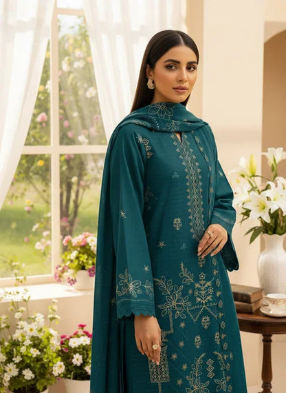 ZINK  DHANAK EMBROIDERED | 3 PIECE | UNSTITCHED | 4705