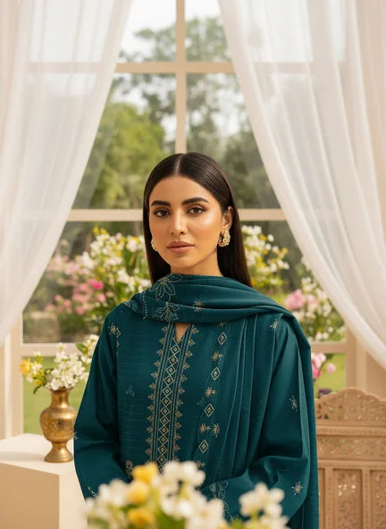 ZINK  DHANAK EMBROIDERED | 3 PIECE | UNSTITCHED | 4705