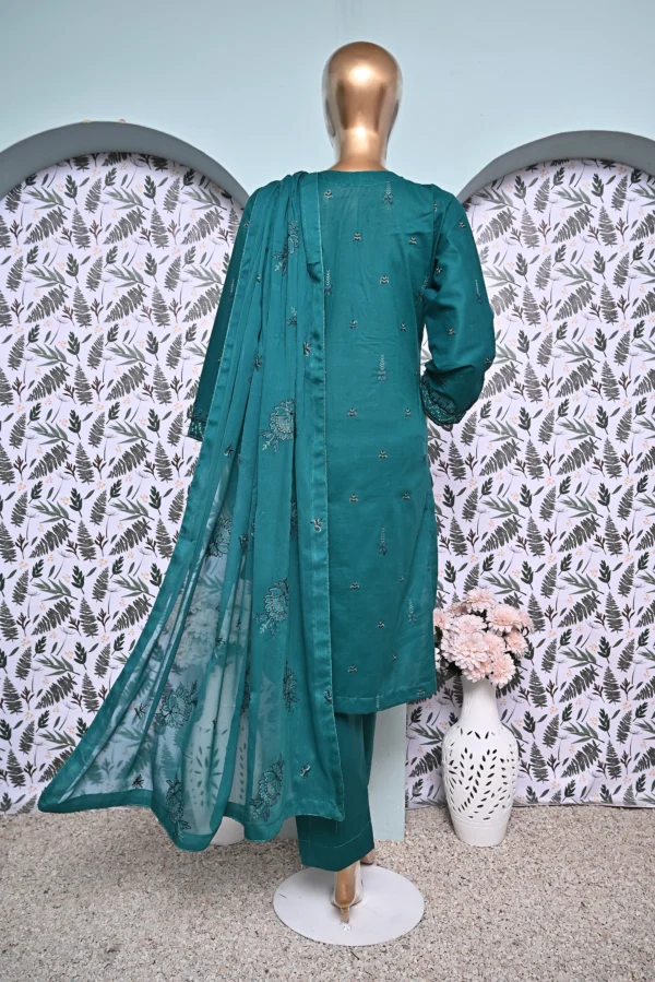 ZINC 3 PIECE COTTON EMBROIDERED SUIT {UNSTITCHED} – 4006 – BINOSMAN - Image 2
